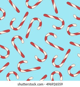 Christmas candies pattern, pattern in swatch panel