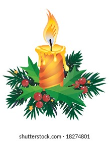 Christmas candle