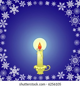 velas de Navidad.