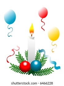 christmas candle