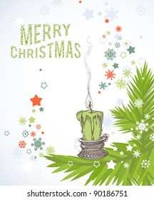 Candelera de Navidad