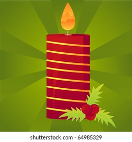 christmas candle background