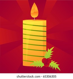 christmas candle background