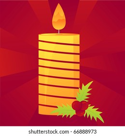 christmas candle background