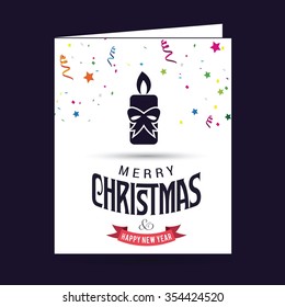 Christmas candle card
