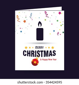 Christmas candle card
