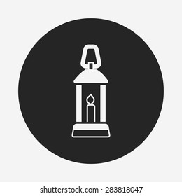 Christmas candle icon