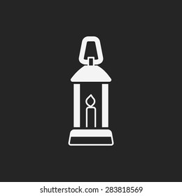 Christmas candle icon