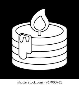 christmas candle icon