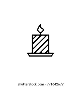 Christmas Candle Icon