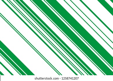 Christmas candle, lollipop pattern. Striped diagonal background with slanted lines. Stripy backdrop for print on wrapping. Vector illustration