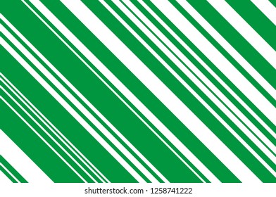 Christmas candle, lollipop pattern. Striped diagonal background with slanted lines. Stripy backdrop for print on wrapping. Vector illustration