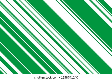 Christmas candle, lollipop pattern. Striped diagonal background with slanted lines. Stripy backdrop for print on wrapping. Vector illustration