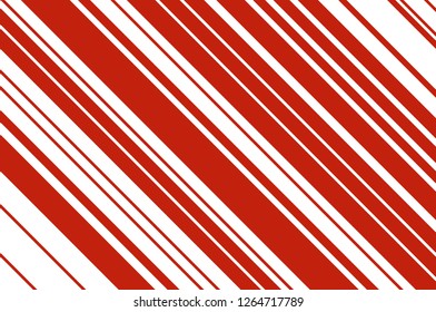 Christmas candle, lollipop pattern. Striped diagonal background with slanted lines. Stripy backdrop for print on wrapping, wallpepar, banners, sites