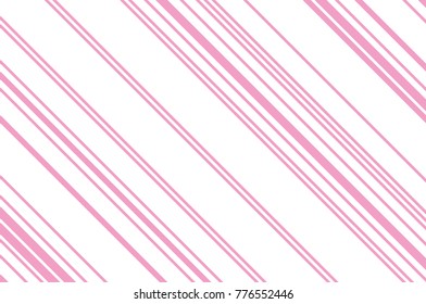 Christmas candle, lollipop pattern. Striped diagonal background with slanted lines. Stripy backdrop for print on wrapping. Vector illustration