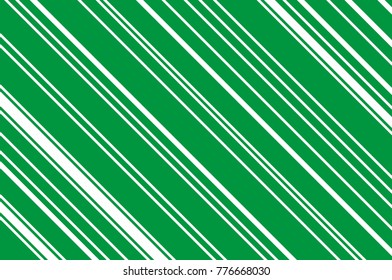 Christmas candle, lollipop pattern. Striped diagonal background with slanted lines. Stripy backdrop for print on wrapping. Vector illustration