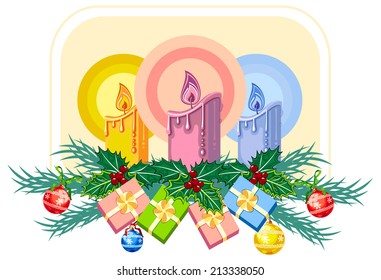 Christmas candles