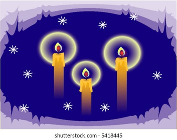 Christmas candles