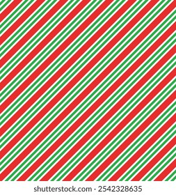 Christmas candy background. Seamless christmas stripe pattern.