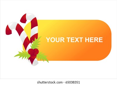 christmas candy banner
