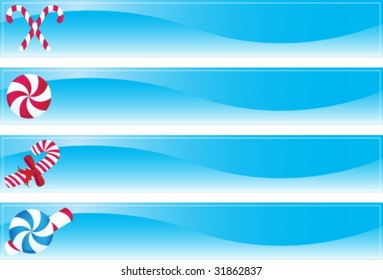 Christmas Candy Banners