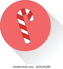 Christmas candy, can be used for icons