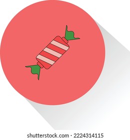 Christmas candy, can be used for icons