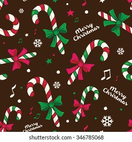 Christmas Candy Can Seamless Pattern