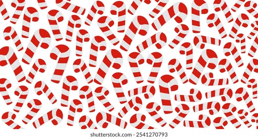 christmas candy cane background vector design