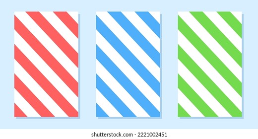 Christmas candy cane backgrounds. Christmas pattern for wrapping paper or wallpaper. Vector illustration