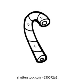 christmas candy cane cartoon