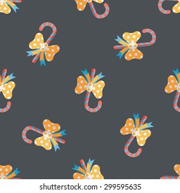 Christmas candy cane flat icon,eps10 seamless pattern background