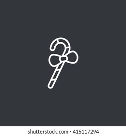 Christmas Candy Cane icon.