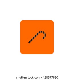 Christmas Candy Cane Icon.