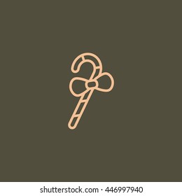 Christmas Candy Cane icon.