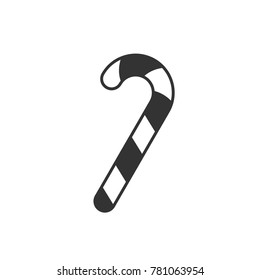 Christmas candy cane icon