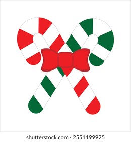 Christmas candy cane  icon vector design red image illustration