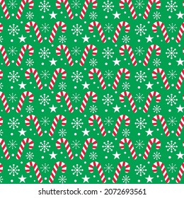 Christmas candy cane pattern for christmas card, gift bag or box design