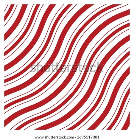 Christmas Candy Cane Stripe Pattern Background