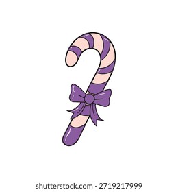 Christmas Candy Cane Vector Art