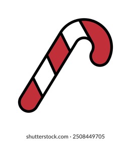 Christmas candy cane, vector design