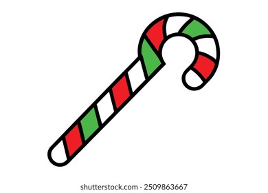 Navidades candy cane Ilustración vectorial