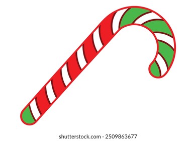 Navidades candy cane Ilustración vectorial