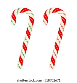 Christmas candy canes, vector design 