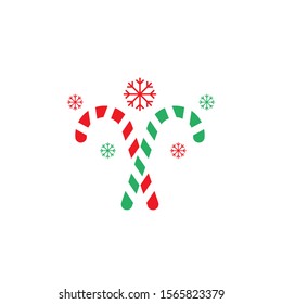 Christmas Candy Decoration Vector symbol
