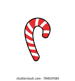 Christmas candy doodle icon