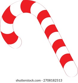Navidades de caramelo icono logo Ilustración vectorial
