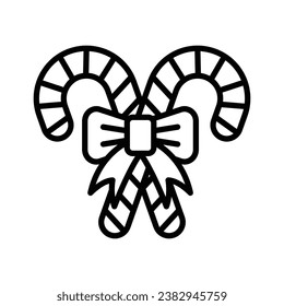 christmas candy icon vector design template simple and clean