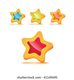 Christmas candy Icons Set . vector