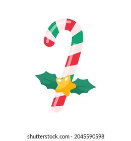 caramelos de Navidad. Barras de dulces de color rojo y verde para los niños en las celebraciones navideñas.